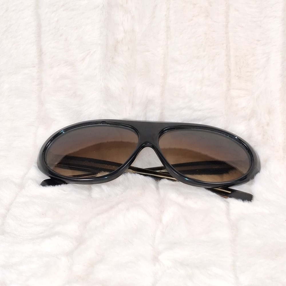 Vintage Solfina Italy 4 Black Sunglasses